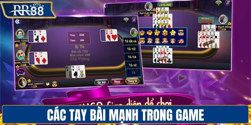 Các tay bài mạnh trong game