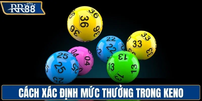Cách xác định mức thưởng trong keno
