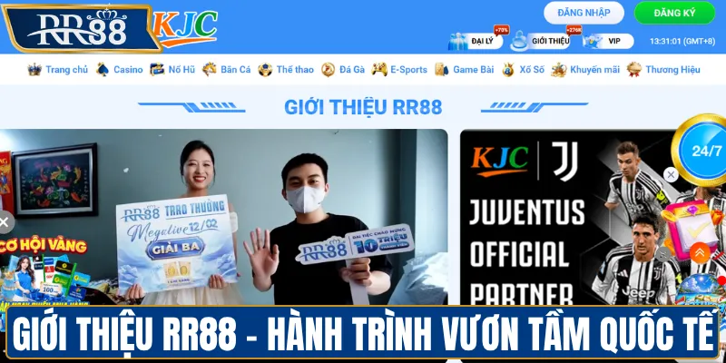 Giới thiệu RR88 - Hành trình vươn tầm quốc tế