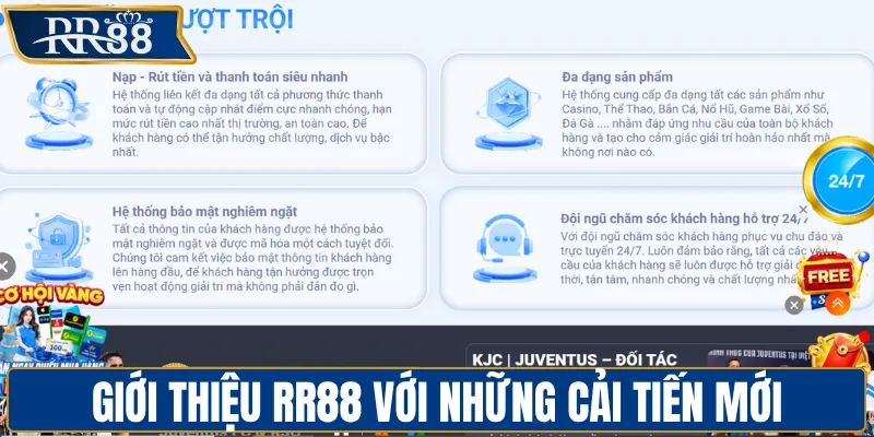 Giới thiệu RR88 với những cải tiến mới