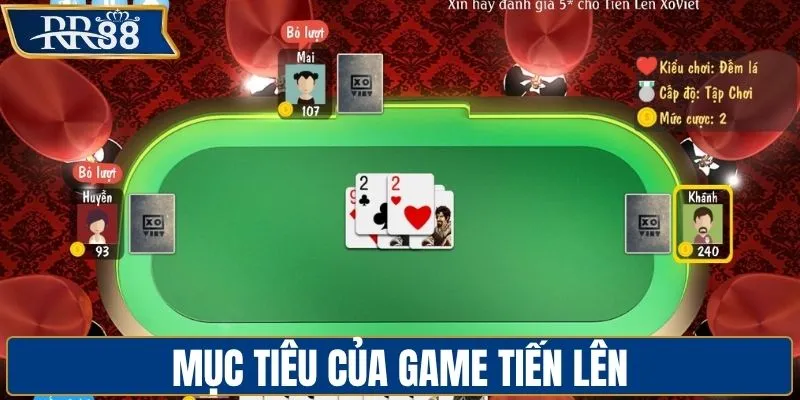 Mục tiêu của game tiến lên