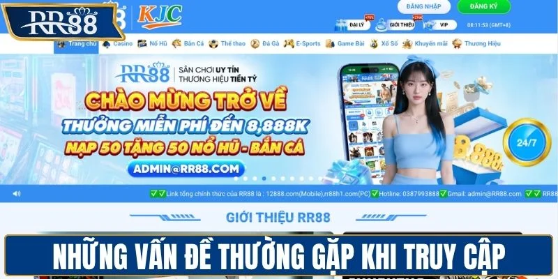 Những vấn đề thường gặp khi truy cập tài khoản