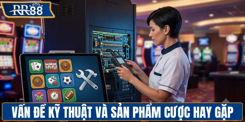 Vấn đề kỹ thuật và sản phẩm cược hay gặp nhất